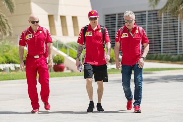 Kimi Raikkoenen (Scuderia Ferrari) , Grosser Preis von Bahrain 2018, Freies Training, 07.04.18, Foto:Illmann Eibner Sachir Copyright: xEIBNER Illmannx EP_EER