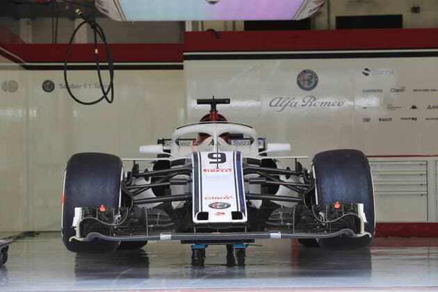 Fahrzeug von Marcus Ericsson (Alfa Romeo Sauber F1 Team), Grosser Preis von Bahrain 2018, Freies Training, 07.04.18, Foto:Illmann Eibner Sachir Copyright: xEIBNER Illmannx EP_EER