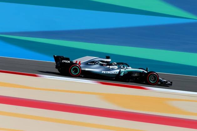Motorsports: FIA Formula One World Championship WM Weltmeisterschaft 2018, Grand Prix of Bahrain, 44 Lewis Hamilton (GBR, Mercedes AMG Petronas F1 Team), Sakhir Bahrain