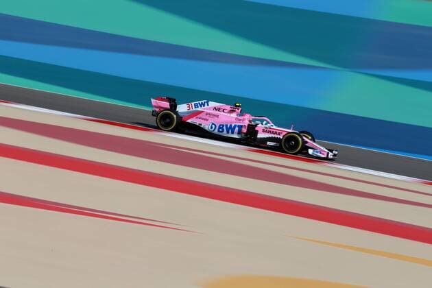 Motorsports: FIA Formula One World Championship WM Weltmeisterschaft 2018, Grand Prix of Bahrain, 31 Esteban Ocon (Sahara Force India F1 Team) Sakhir Bahrain