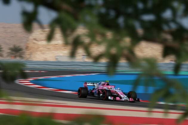 Motorsports: FIA Formula One World Championship WM Weltmeisterschaft 2018, Grand Prix of Bahrain, 31 Esteban Ocon (Sahara Force India F1 Team) Sakhir Bahrain