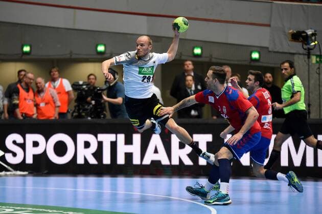 07.04.2018, xkhx Dortmund Deutsche Handball-Nationalmannschaft Testspiel Deutschland - Serbien Tim Hornke (GER)