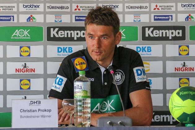 Deutschlands Trainer Christian Prokop Deutschland vs. Serbien, Handball Laenderspiel 07.04.2018 Dortmund Nordrhein-Westfalen Germany Westfalenhalle Copyright: xAgentur54Gradx SebastianxSendlakx