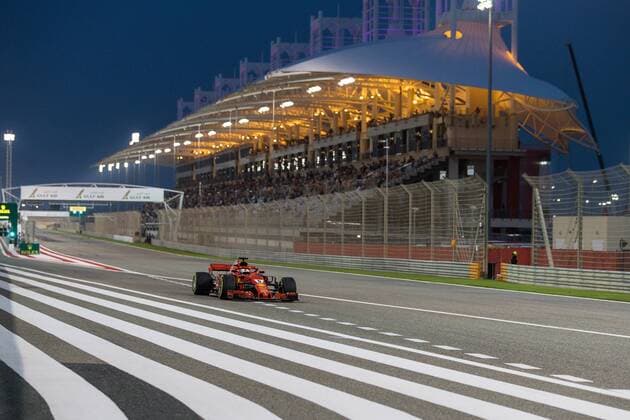 Sebastian Vettel (Scuderia Ferrari) , Grosser Preis von Bahrain 2018, Qualifying, 07.04.18, Foto:Illmann Eibner Sachir Copyright: xEIBNER Illmannx EP_EER