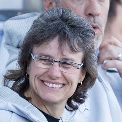 Ulrike Ballweg (GER, Interims-Assistenztrainerin, assistant coach); Porträt, Einzelbild; lachend, Fußball, Frauen, Länderspiel, Deutschland - Tschechien,