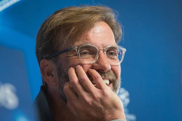 Liverpool press conference PK Pressekonferenz Jurgen Klopp during the Liverpool Press Conference at City Football Academy , Manchester Content Not Available For UK Newspapers Copyright: xMattxWilkinsonx FIL-11625-0001