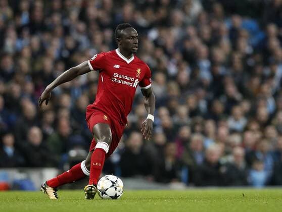 Liverpool s Sadio Mane in action during the Champions League Quarter Final 2nd Leg match at the Etihad Stadium, Manchester. Picture date: 10th April 2018. Picture credit should read: David Klein Sportimage EDITORIAL USE ONLY. No use with unauthorised audio, video, data, fixture lists, club league logos or live services. Online in-match use limited to 120 images, no video emulation. No use in betting, games or single club league player publications.