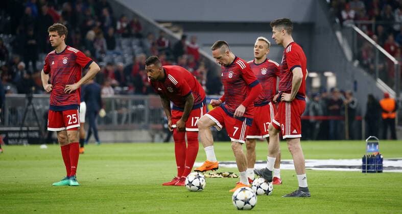 UEFA Champions League, FC Bayern München - Sevilla FC, Viertelfinale Rueckspiel Quarter-Finals 2nd leg, 11.04.2018 in der Allianz Arena, Saison 2017 18, xmdx, Franck RIBERY (7, FC Bayern Muenchen) FC Bayern Muenchen - Sevilla FC