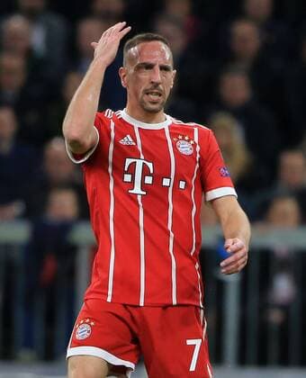 20180411, Viertelfinale CL, FC Bayern vs Sevilla, Allianz Arena, Fussball, im Bild: Franck Ribery (FCB) unzufrieden mit sein Leistung