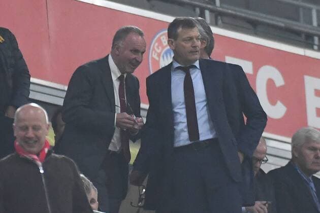 11.04.2018, xjhx, Fussball Champions League, FC Bayern Muenchen - FC Sevilla, emspor, v.l. Karl-Heinz Rummenigge (FC Bayern Muenchen) Muenchen
