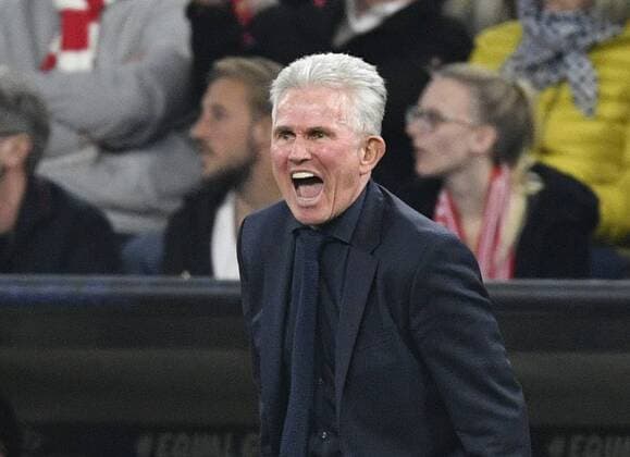 Bilder des Tages - SPORT Trainer Coach Jupp Heynckes FC Bayern München FCB am Spielfeldrand Gestik, Geste ruft schreit unzufrieden FC Bayern München FCB vs FC Sevilla UEFA Champions-League CL Viertelfinale Rückspiel Spiel 2 Saison 2017 2018 München Allianz Arena 11.04.2018 FC Bayern München FCB vs FC Sevilla