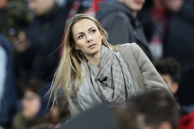 Lisa Ehefrau von Sven Ulreich 26 (FC Bayern Muenchen), FC Bayern Muenchen vs. FC Sevilla, Fussball, Viertelfinale, Champions League, 11.04.2018 Muenchen Bayern Deutschland