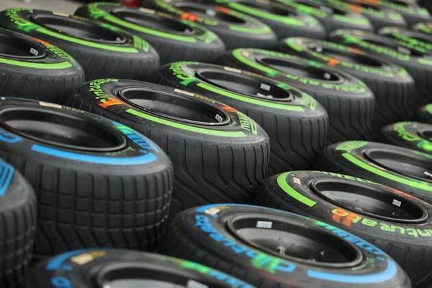 Featurebild Reifen , Grosser Preis von China 2018, Ankunft der Fahrer 12.04.18, Shanghai Copyright: xEIBNER Illmannx EP_EER