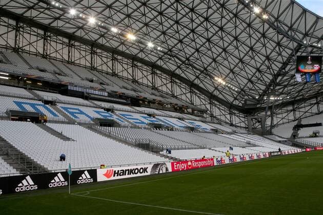 Innenansicht Stade Velodrome, Olympique Marseille vs. RB Leipzig, UEFA Europa League, Viertelfinale, Rueckspiel, Fussball, 12.04.2018, Marseille Copyright: xLanger Eibner-Pressefotox EP_HLR