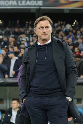 Trainer Ralph Hasenhuettl (RB Leipzig), Olympique Marseille vs. RB Leipzig, UEFA Europa League, Viertelfinale, Rueckspiel, Fussball, 12.04.2018, Marseille Copyright: xLanger Eibner-Pressefotox EP_HLR