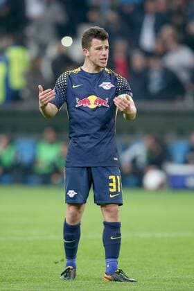 Diego Demme (RB Leipzig 31) nach dem 2:1, Olympique Marseille vs. RB Leipzig, UEFA Europa League, Viertelfinale, Rueckspiel, Fussball, 12.04.2018, Marseille Copyright: xLanger Eibner-Pressefotox EP_HLR