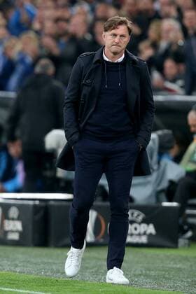 Trainer Ralph Hasenhuettl (RB Leipzig) mit den Haenden in der Hosentasche, Olympique Marseille vs. RB Leipzig, UEFA Europa League, Viertelfinale, Rueckspiel, Fussball, 12.04.2018, Marseille Copyright: xLanger Eibner-Pressefotox EP_HLR