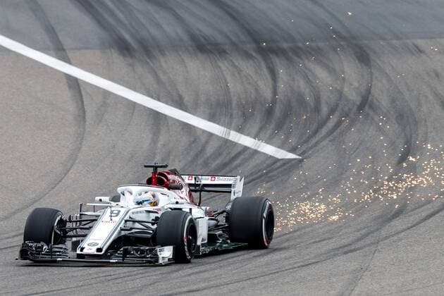 Swedish F1 driver Marcus Ericsson of Sauber-Ferrari steers his car during a practice session for the 2018 Formula 1 Chinese Grand Prix at the Shanghai International Circuit in Shanghai, China, 13 April 2018. F1 drivers in full swing for Chinese Grand Prix in practice session  pbu784429_14