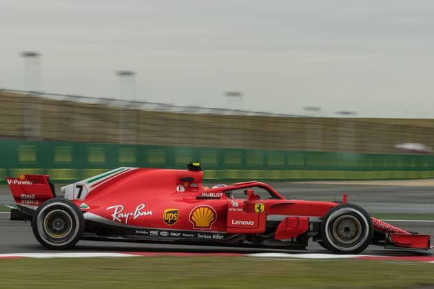 Kimi Raikkoenen (Scuderia Ferrari), Grosser Preis von China 2018, Freies Training 13.04.18, Shanghai Copyright: xEIBNER Illmannx EP_EER