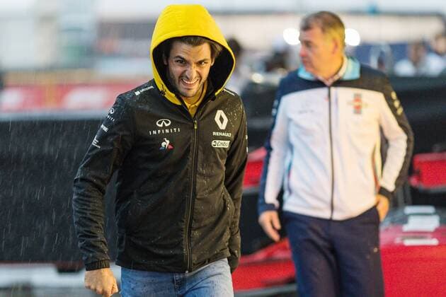 Carlos Sainz (Renault Formula One Team), Grosser Preis von China 2018, Freies Training 13.04.18, Shanghai Copyright: xEIBNER Illmannx EP_EER