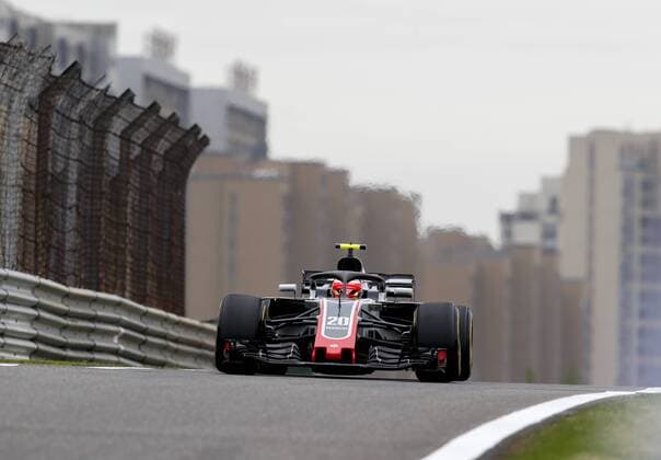 Shanghai: Motorsports: Formula 1 2018 Heineken Chinese Grand Prix Chinese Formula One Grand Prix Shanghai Circuit April 08, 2018 in Shanghai, China. , 20 Kevin Magnussen (DEN, Haas F1 Team) , Shanghai China