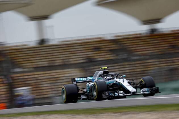 Shanghai: Motorsports: Formula 1 2018 Heineken Chinese Grand Prix Chinese Formula One Grand Prix Shanghai Circuit April 08, 2018 in Shanghai, China. 77 Valtteri Bottas (FIN, Mercedes AMG Petronas), Shanghai China