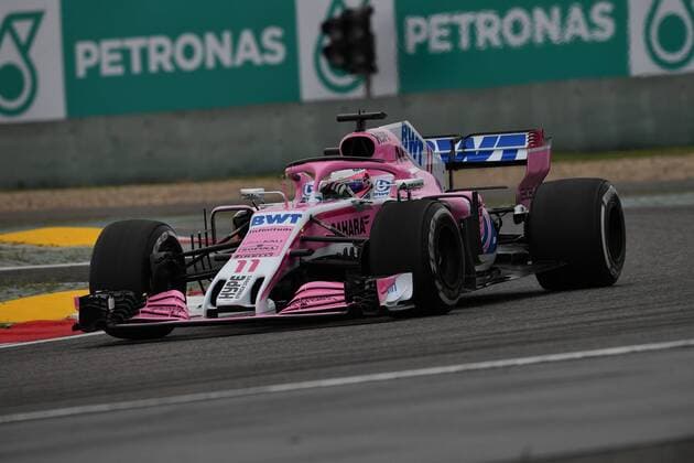 Sergio Perez, Sahara Force India F1, formula 1 GP, China in Shanghai, 13.04.2018 Photo:mspb Jerry Andre Sergio Perez, formula 1 GP, China, 2018