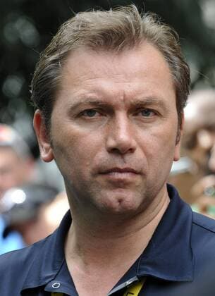 - LE GRAND-BORNAND, FRANCE: Astana s teammanager Johan Bruyneel pictured at the start of the 17th stage of the Tour de France cycling race, from Montigny (Switzerland) to Bourg-Saint-Maurice (France) (160km), Wednesday 22 July 2009. Bruyneel announced that he quits the team from Kazakhstan next year. BENOITxDOPPAGNE  x14687342x