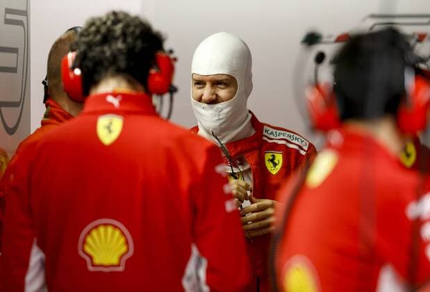 Shanghai: Motorsports: Formula 1 2018 Heineken Chinese Grand Prix Chinese Formula One Grand Prix Shanghai Circuit April 08, 2018 in Shanghai, China. , 5 Sebastian Vettel (GER, Scuderia Ferrari) Shanghai China