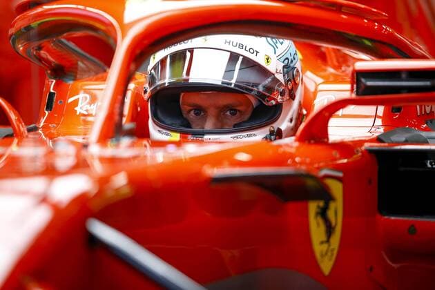 Shanghai: Motorsports: Formula 1 2018 Heineken Chinese Grand Prix Chinese Formula One Grand Prix Shanghai Circuit April 08, 2018 in Shanghai, China. , 5 Sebastian Vettel (GER, Scuderia Ferrari) Shanghai China