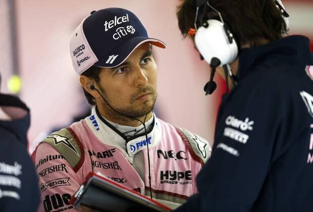 Shanghai: Motorsports: Formula 1 2018 Heineken Chinese Grand Prix Chinese Formula One Grand Prix Shanghai Circuit April 08, 2018 in Shanghai, China. 11 Sergio Perez (MEX, Sahara Force India F1 Team), Shanghai China