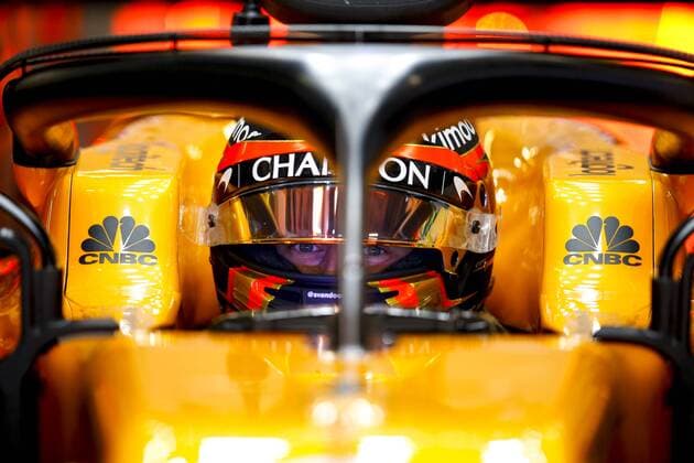 Shanghai: Motorsports: Formula 1 2018 Heineken Chinese Grand Prix Chinese Formula One Grand Prix Shanghai Circuit April 08, 2018 in Shanghai, China. 2 Stoffel Vandoorne (BEL, McLaren Honda), Shanghai China