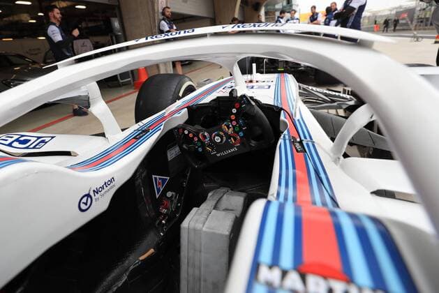Blick ins Cockpit von Lance Stroll (Williams Martini Racing), Grosser Preis von China 2018, Rennen, Motorsport, Formel 1, 14.04.2018, Shanghai Copyright: xIllman Eibner-Pressefotox EP_EER