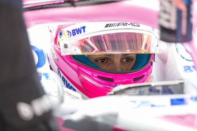 Esteban Ocon (Sahara Force India F1 Team) im Auto, Grosser Preis von China 2018, Rennen, Motorsport, Formel 1, 14.04.2018, Shanghai Copyright: xIllman Eibner-Pressefotox EP_EER