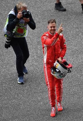 Sebastian Vettel, Scuderia Ferrari, formula 1 GP, China in Shanghai, 14.04.2018 Photo:mspb Jerry Andre Sebastian Vettel, formula 1 GP, China, 2018