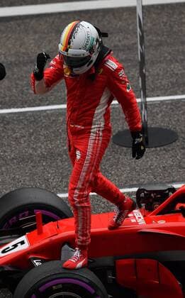 Sebastian Vettel, Scuderia Ferrari, formula 1 GP, China in Shanghai, 14.04.2018 Photo:mspb Jerry Andre Sebastian Vettel, formula 1 GP, China, 2018