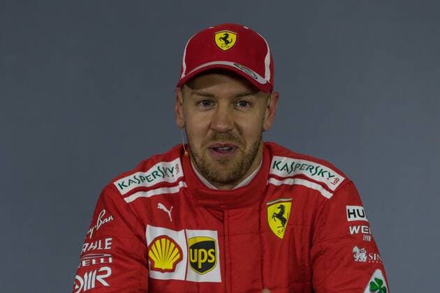 Sebastian Vettel (Scuderia Ferrari) strahlt, Grosser Preis von China 2018, Rennen, Motorsport, Formel 1, 14.04.2018, Shanghai Copyright: xIllman Eibner-Pressefotox EP_ANS