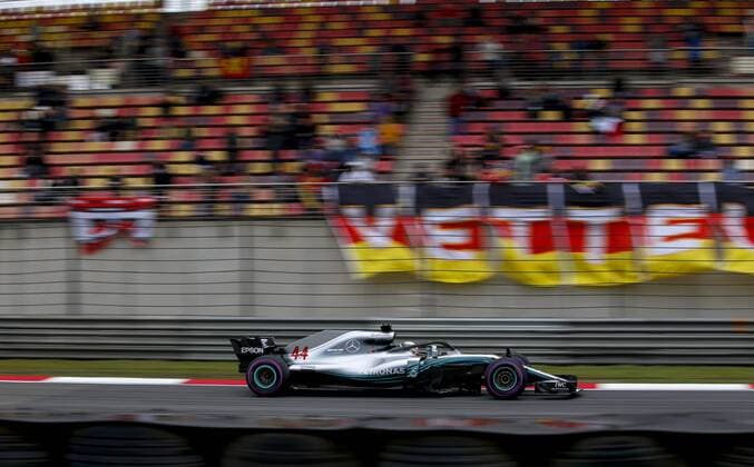 Shanghai: Motorsports: Formula 1 2018 Heineken Chinese Grand Prix Chinese Formula One Grand Prix Shanghai Circuit April 08, 2018 in Shanghai, China. 44 Lewis Hamilton (GBR, Mercedes AMG Petronas F1 Team), Shanghai China
