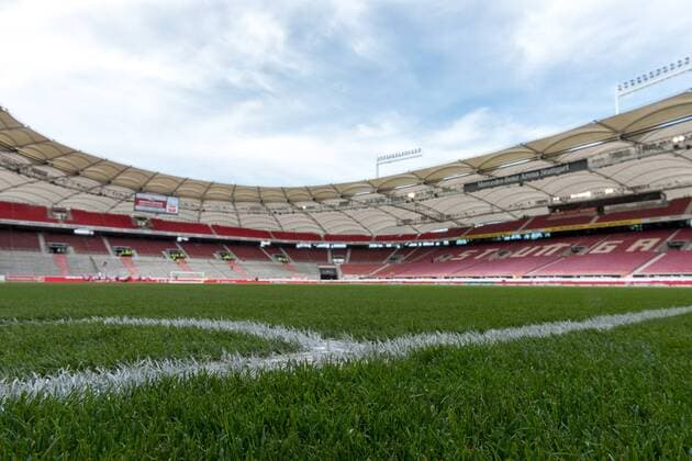 Fußball, Stadiongeschichte VfB Stuttgart Leeres Stadion, VFB Stuttgart vs. Hamburger SV (HSV), Fussball, 1. Bundesliga, 28. Spieltag, 2017 2018, 31.03.2018, Stuttgart Copyright: xEibner-Pressefoto SaschaxWaltherx EP_swa