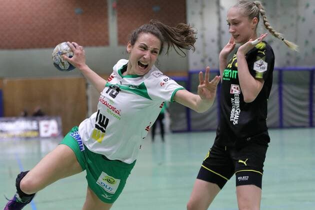 Iris Guberinic (FRISCH AUF Frauen) GER, 1.Liga Handball Frauen, BVB Dortmund - FAG Goeppingen Dortmund Copyright: xEIBNER Wolfgang_Stummbilligx EP_EER