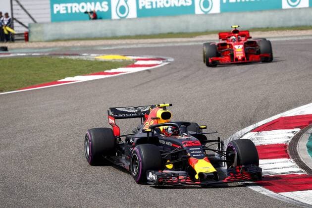Shanghai: Motorsports: Formula 1 2018 Heineken Chinese Grand Prix Chinese Formula One Grand Prix Shanghai Circuit in Shanghai, China. 33 Max Verstappen (NDL, Red Bull Racing), Shanghai China