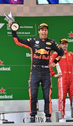 Daniel Ricciardo, Red Bull Racing, formula 1 GP, China in Shanghai, 15.04.2018 Photo:mspb Jerry Andre Daniel Ricciardo, formula 1 GP, China, 2018