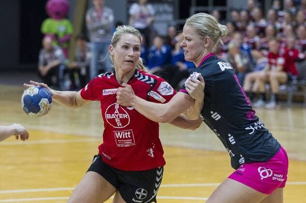 Bilder des Tages - SPORT Handball-Bundesliga TSV Bayer 04 Leverkusen vs. TuS Metzingen 26:24 Handball-Bundesliga TSV Bayer 04 Leverkusen vs. TuS Metzingen 26:24 am 15. 4. 2018 Leverkusen, Ostermann-Arena, Deutschland Photo: Ralf Kardes Elfe Zivile Jurgutyte (3) RM