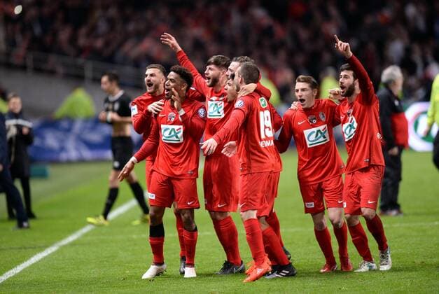 joies finales - Les Herbiers en finale FOOTBALL : Les Herbiers vs Chambly - Demi finale Coupe de France - 17 04 2018 AnthonyBIBARD FEP Panoramic 