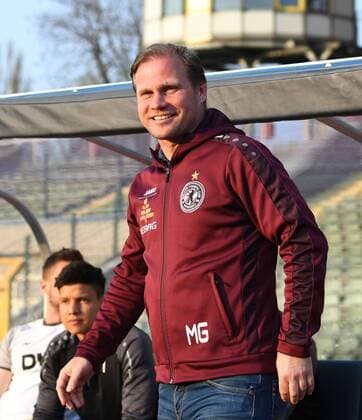 Fussball, Herren, Saison 2017 2018, Halbfinale im Berliner Pilsner-Pokal, BFC Dynamo - Tennis Borussia, Trainer Rene Rydlewicz (BFC Dynamo), 18.04. 2018, Copyright: xMatthiasxKochx