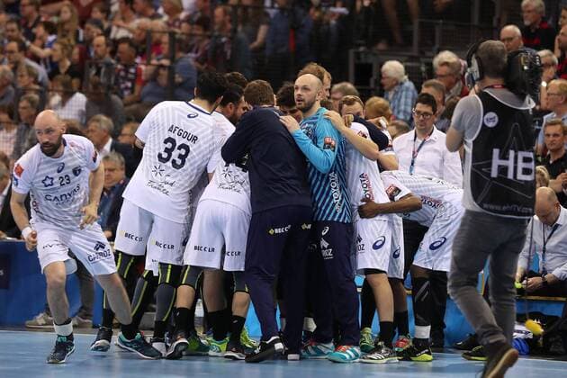 Team Montpellier Flensburg Schleswig-Holstein Deutschland Flens-Arena Copyright: xAgentur54Gradx xSpeedphotosx
