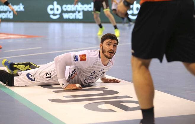 Foto : Verlierer Ludovic Fabregas Montpellier Handball Herren am 18.04.2018 Champions - League SG Flensburg - Montpellier
