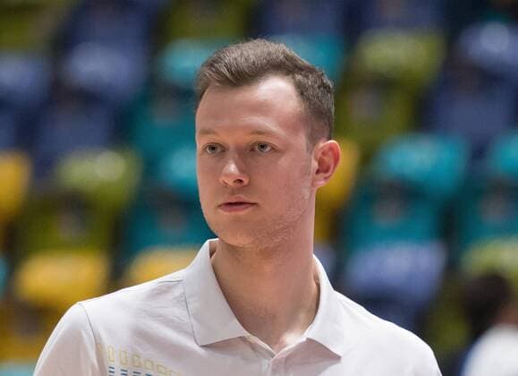 15.04.2018, xblx, Basketball BBL, Fraport Frankfurt Skyliners - FC Bayern Muenchen, emspor, v.l. Niklas Kiel (Fraport Skyliners Frankfurt) Frankfurt am Main