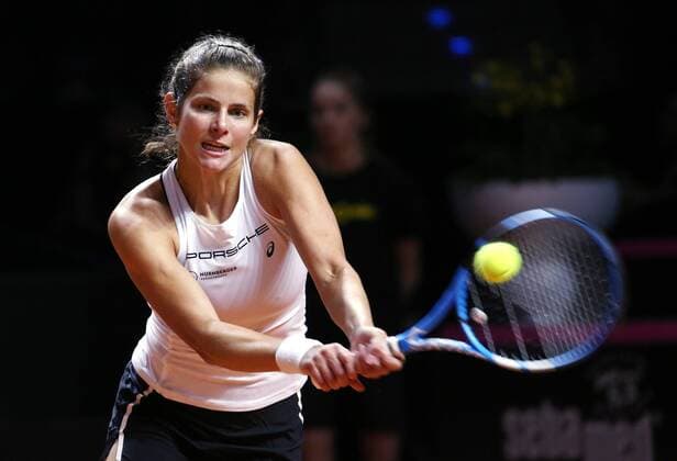 BAU 21.04.2018 Stuttgart Tennis Fed Cup GER vs. CZE, Julia Görges (GER)