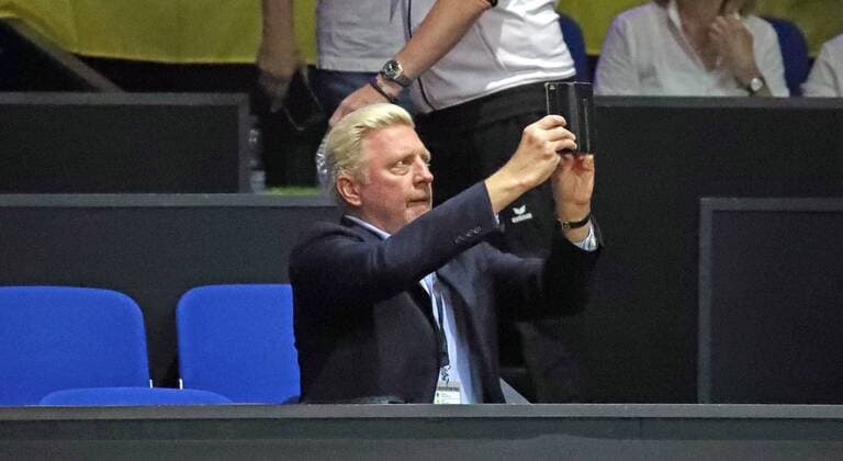 Tennis Fed Cup 2018 Deutschland - Tschechien Deutschland, Stuttgart, 21.04.2018, Tennis, Fed Cup 2018, Deutschland - Tschechien: Boris Becker.